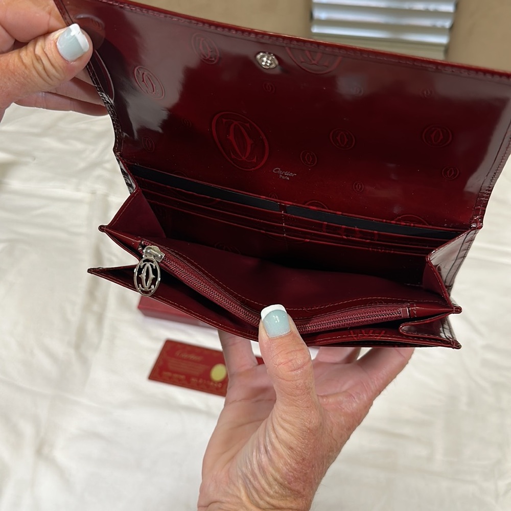 ❤️❤️❤️‍🔥❤️‍🔥NEW CARTIER BIRTHDAY CONTINENTAL WALLET❣️❣️❣️❣️❣️ - Picture 7 of 15